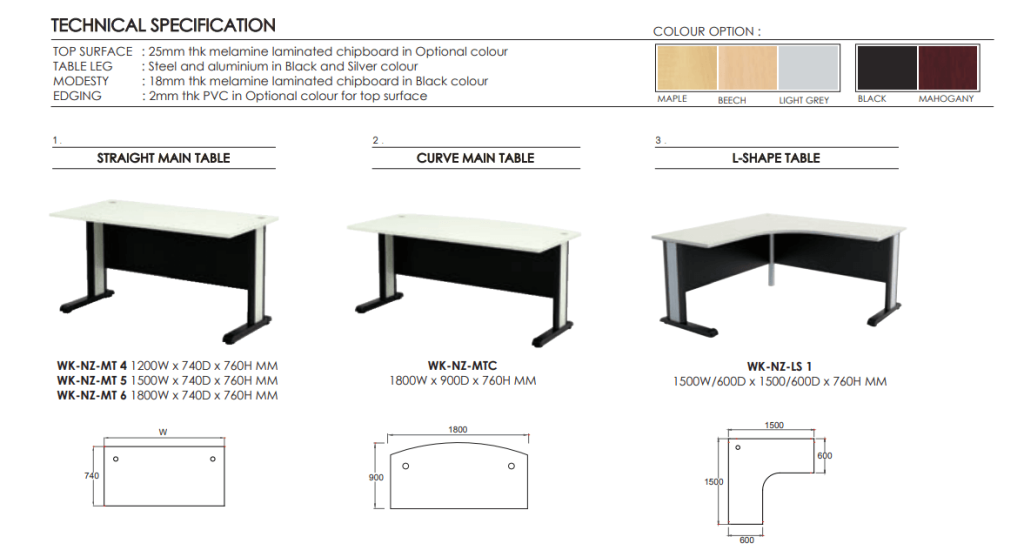 ENZO Work Desk - Superior Office Solutions